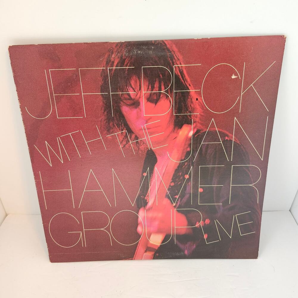 Jeff Beck With The Jam Hammer Group Vinyl Album Record  1977 Live *Not Tested*